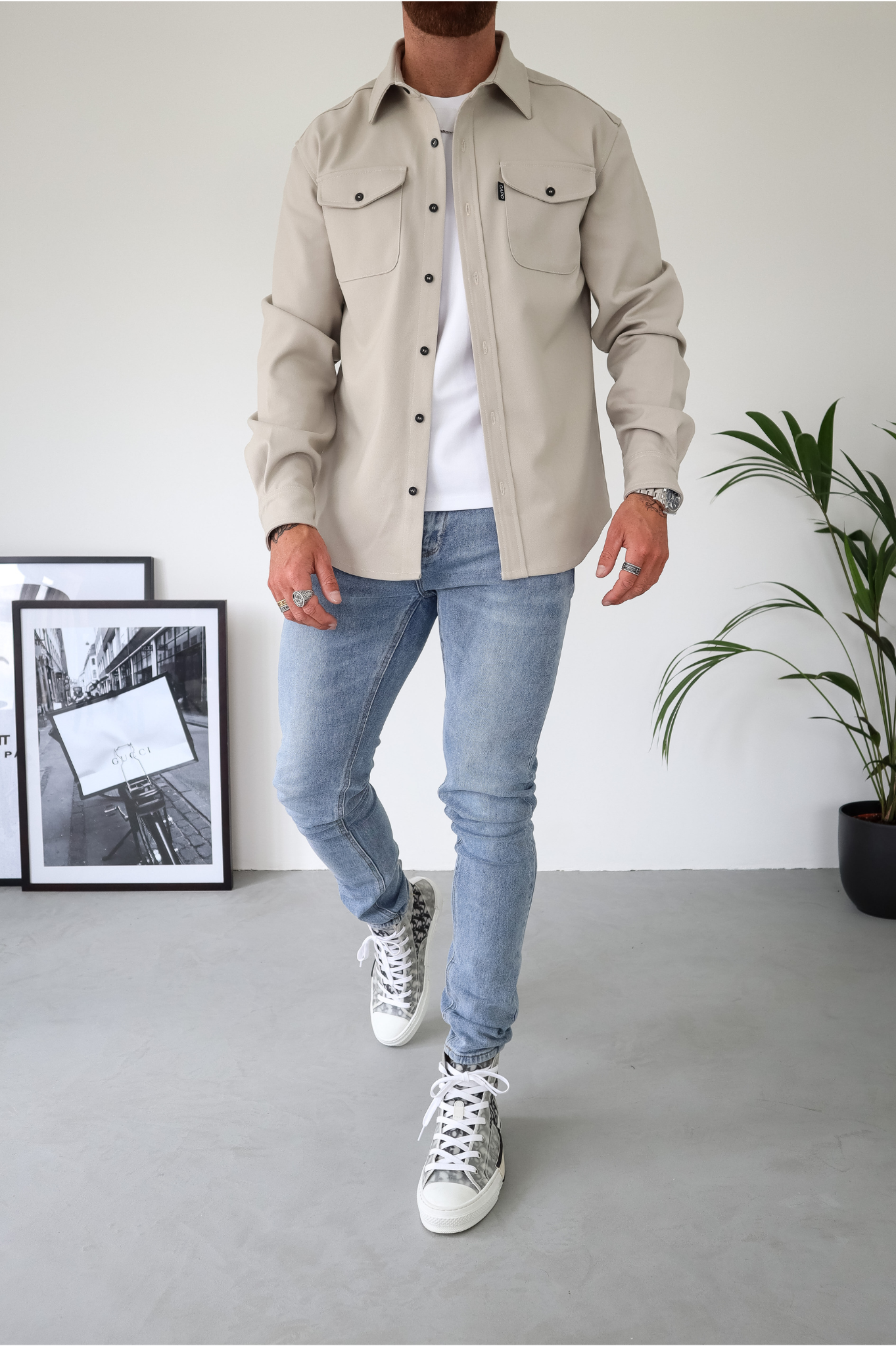 Laurent Garde OVERSHIRT - Beige