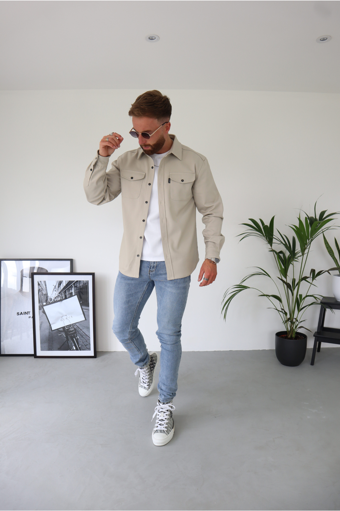 Laurent Garde OVERSHIRT - Beige