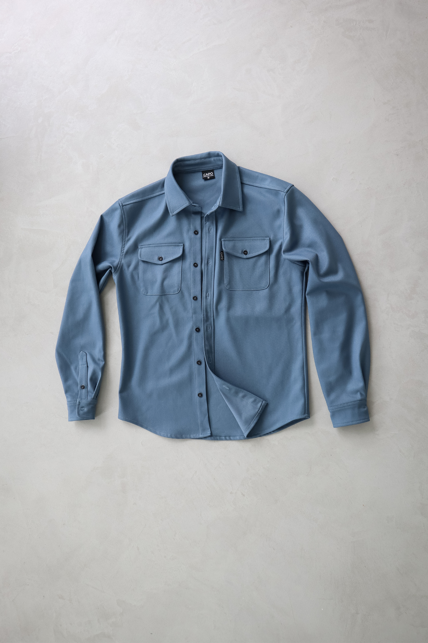 Laurent Garde OVERSHIRT - Steel Blue