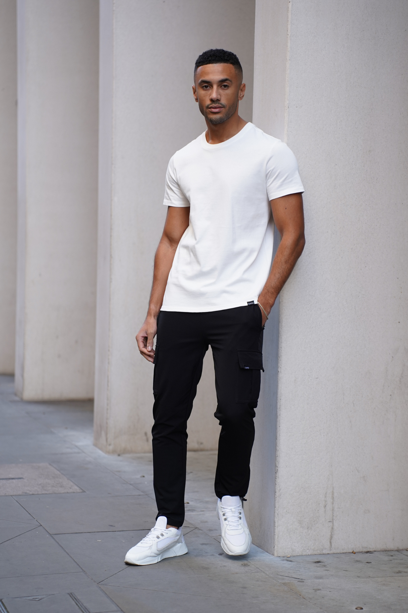 CARGO TROUSERS - Black