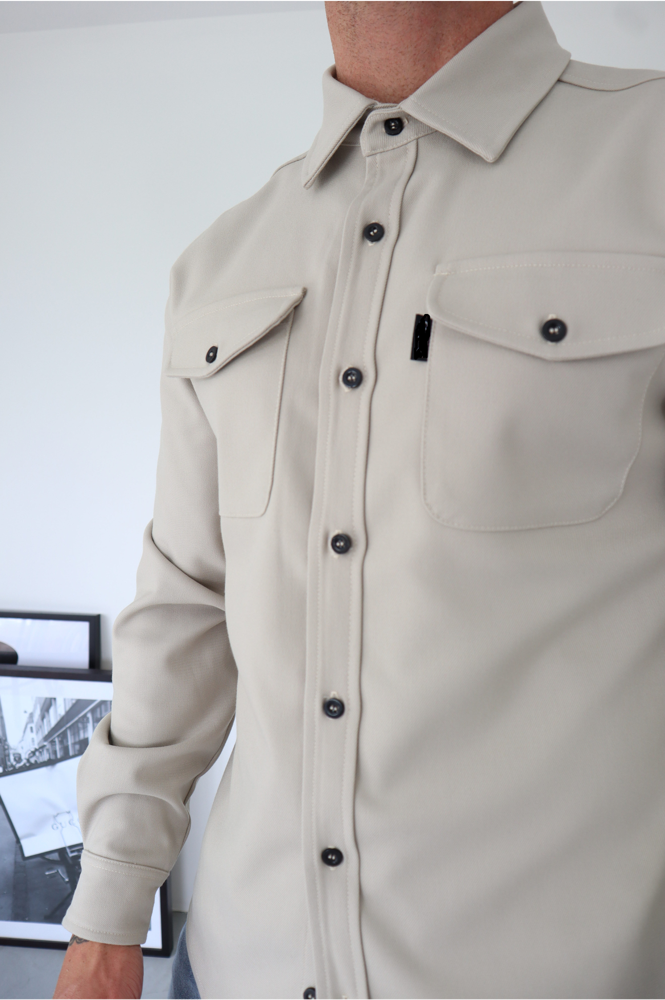 Laurent Garde OVERSHIRT - Beige