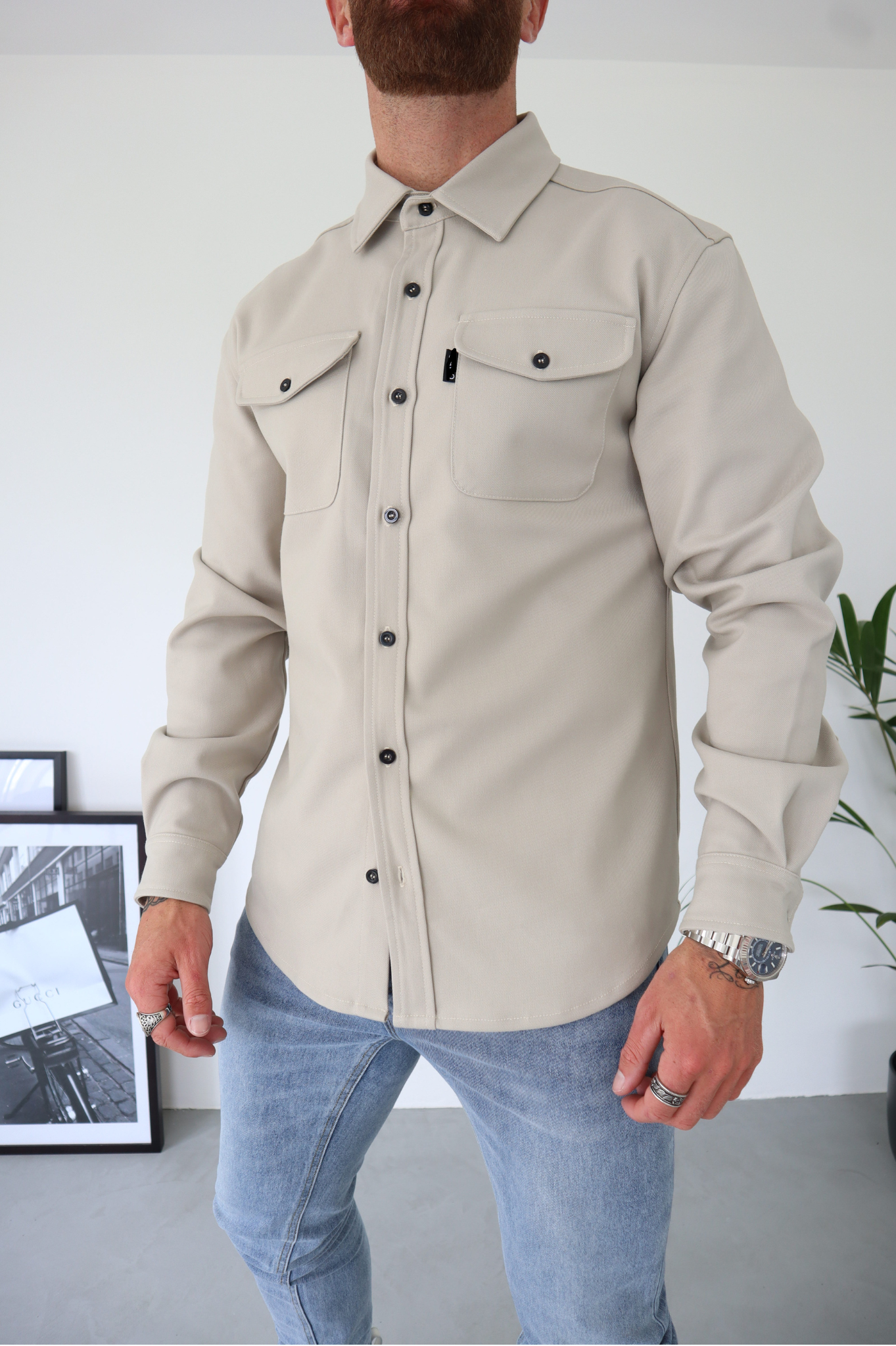 Laurent Garde OVERSHIRT - Beige