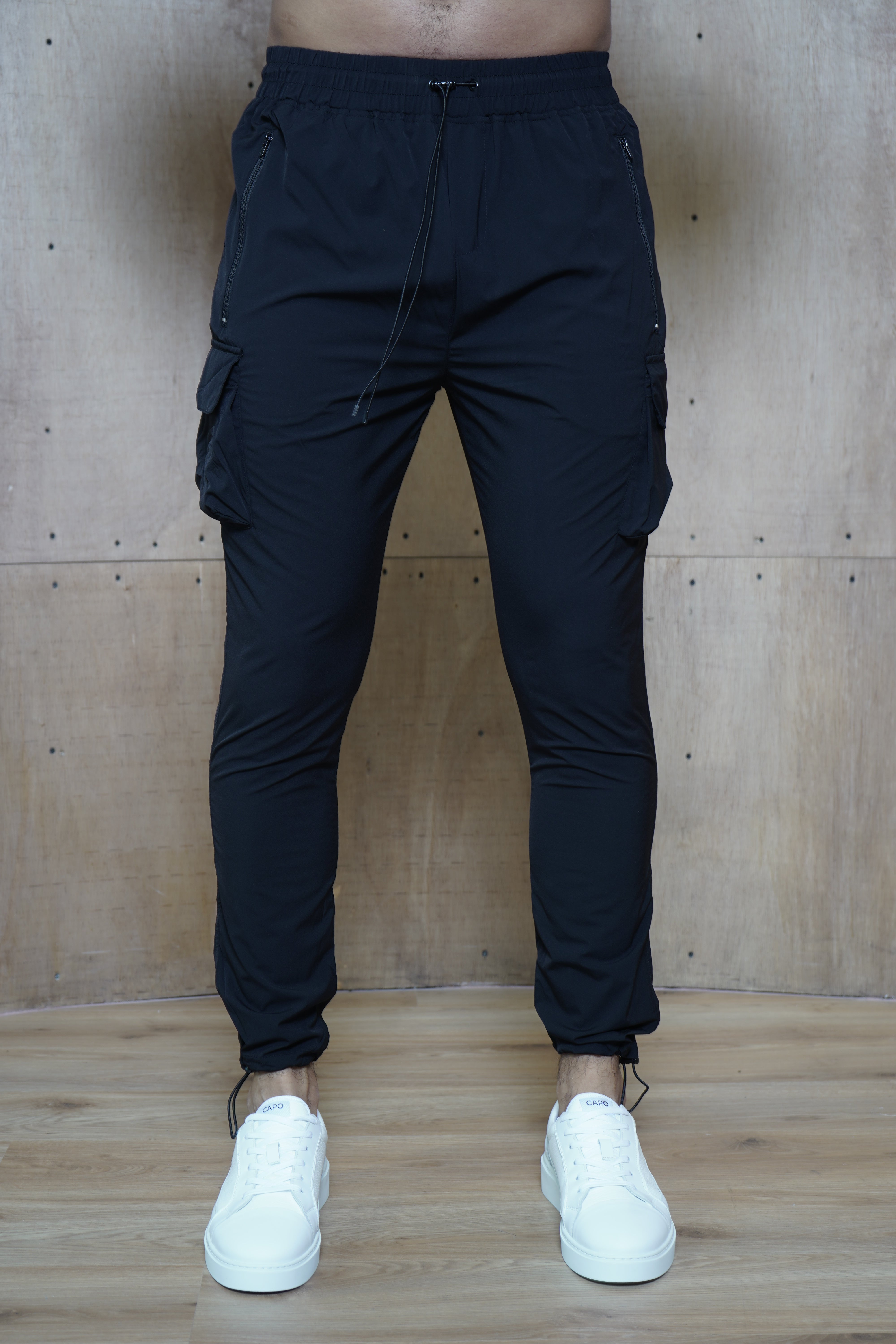 Lightweight Cargo Trousers - Navy Blue