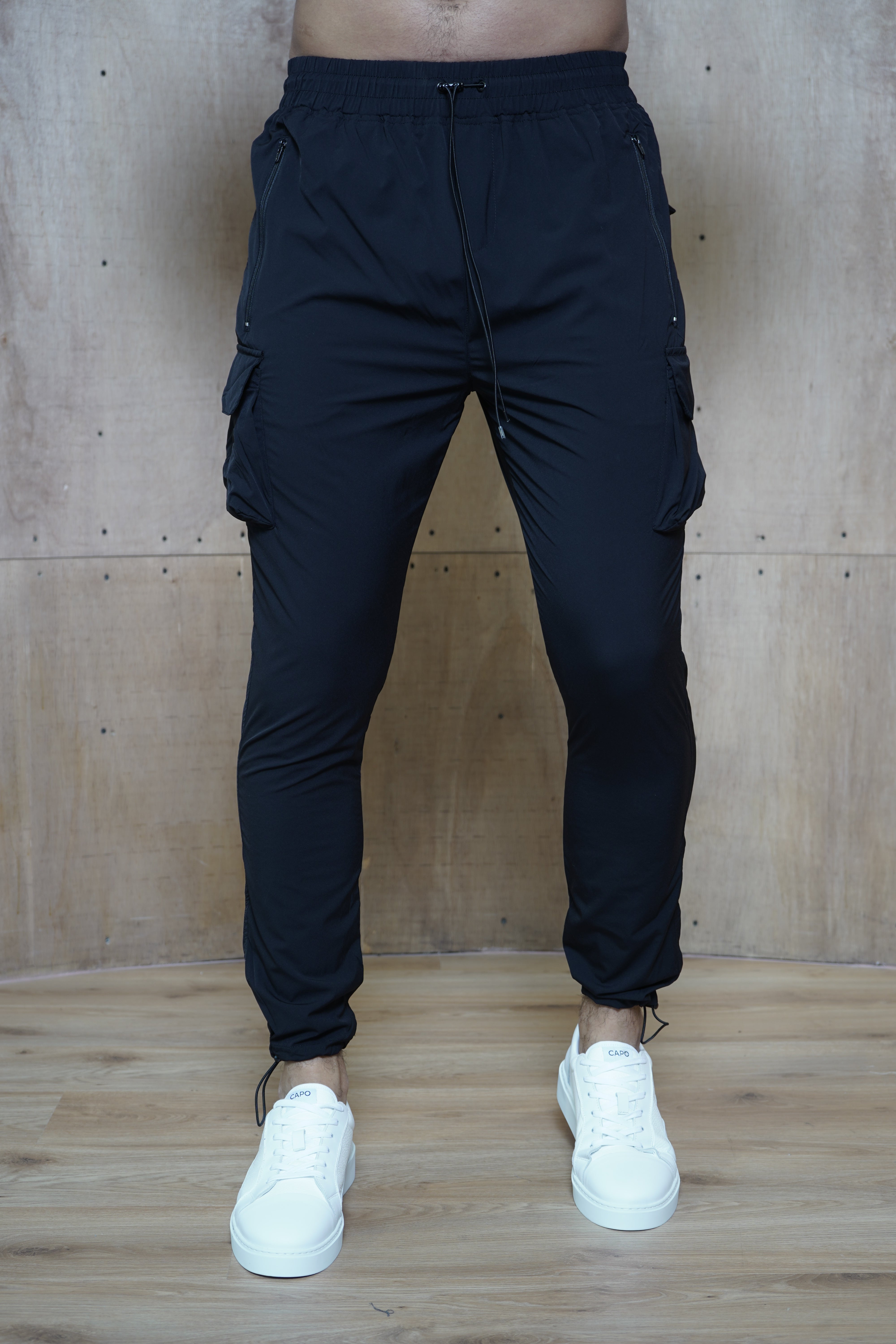 Lightweight Cargo Trousers - Navy Blue
