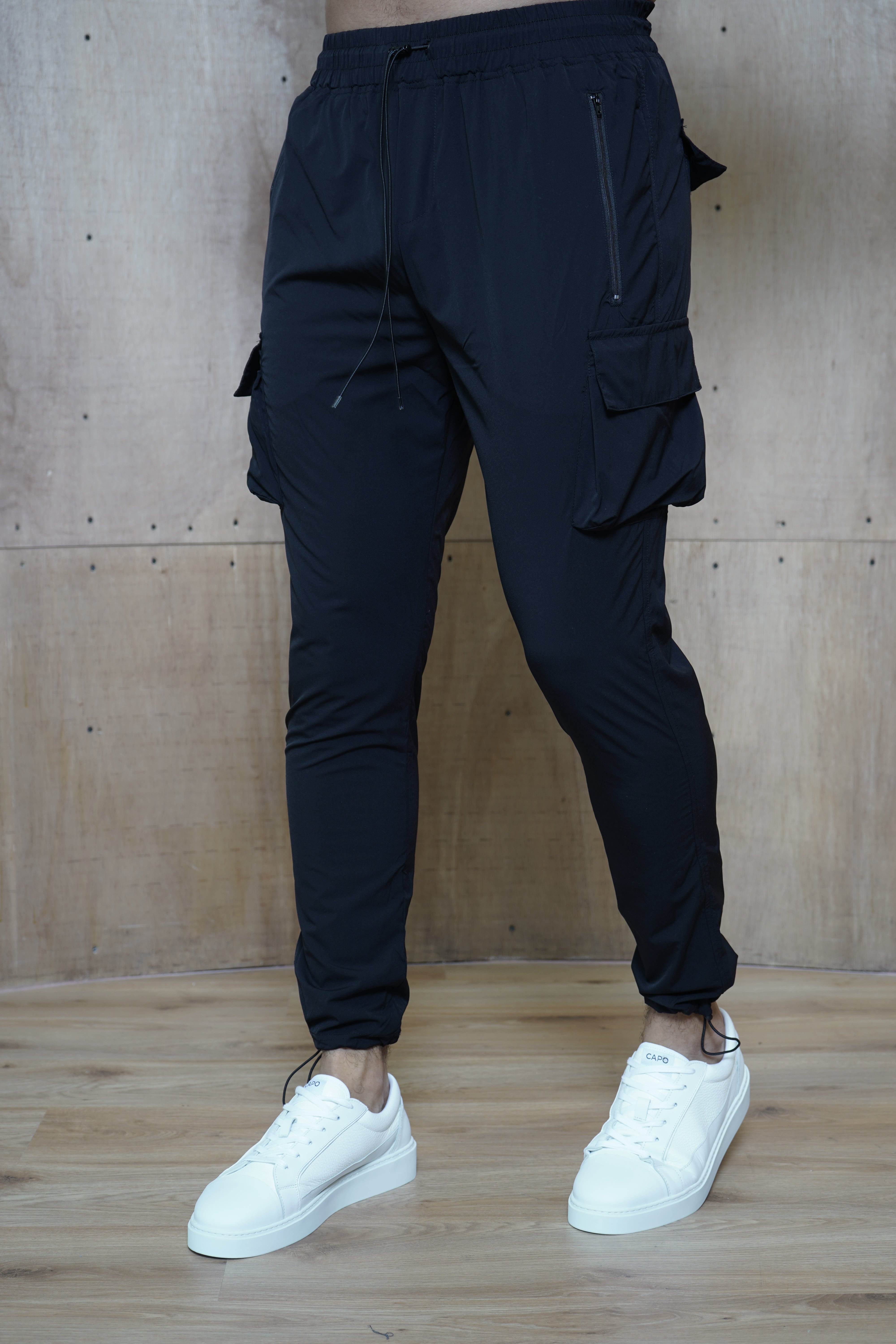 Lightweight Cargo Trousers - Navy Blue