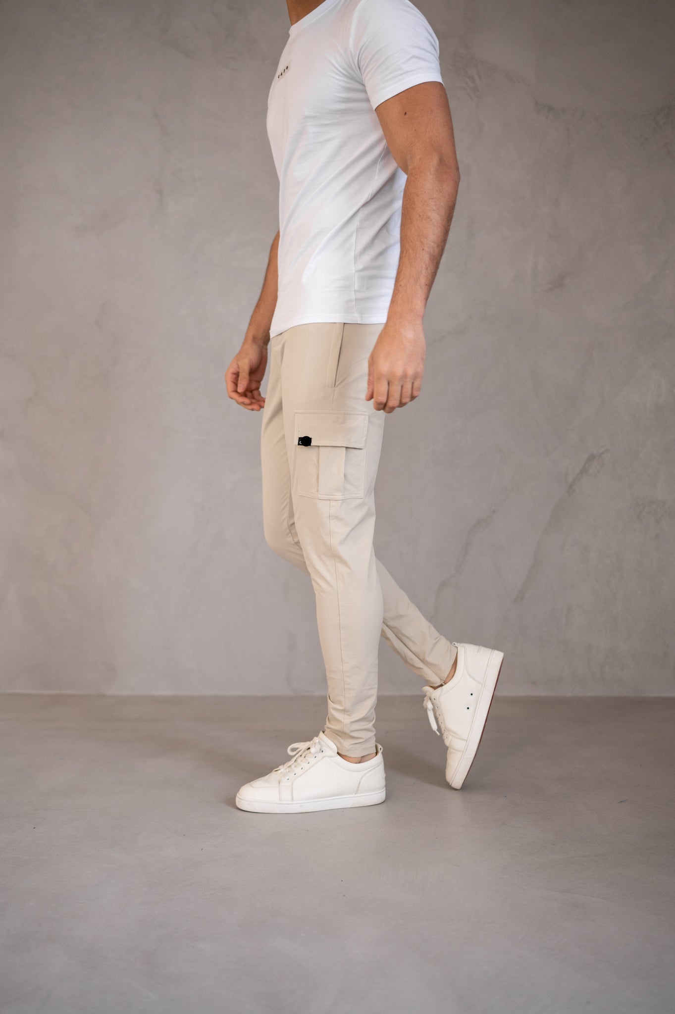 CARGO TROUSERS- Beige