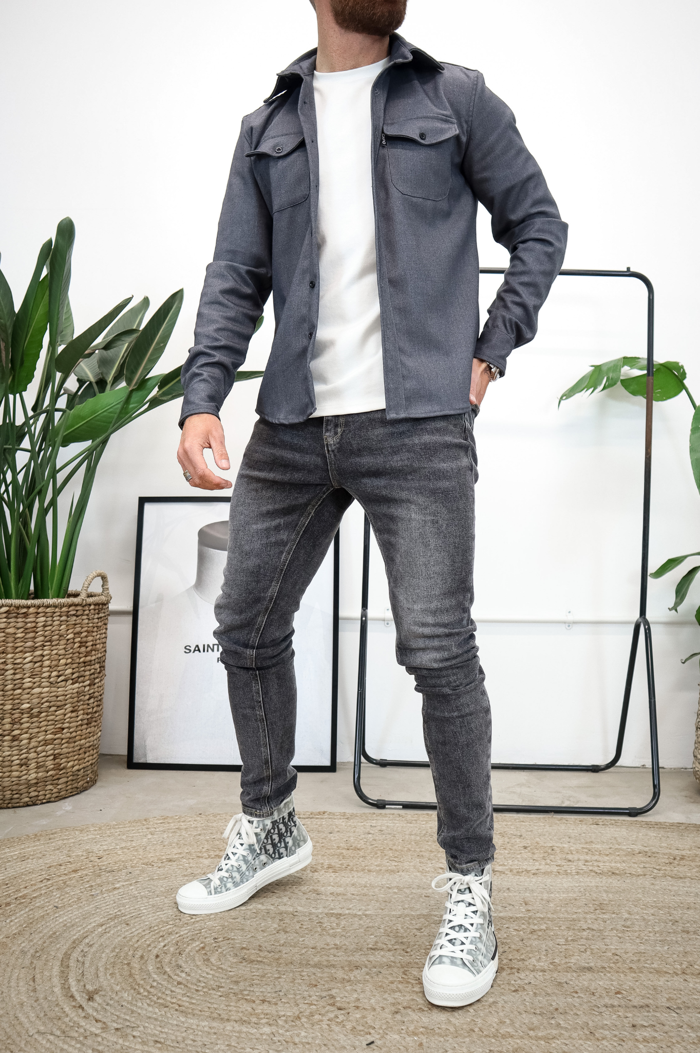 Laurent Garde OVERSHIRT - Grey