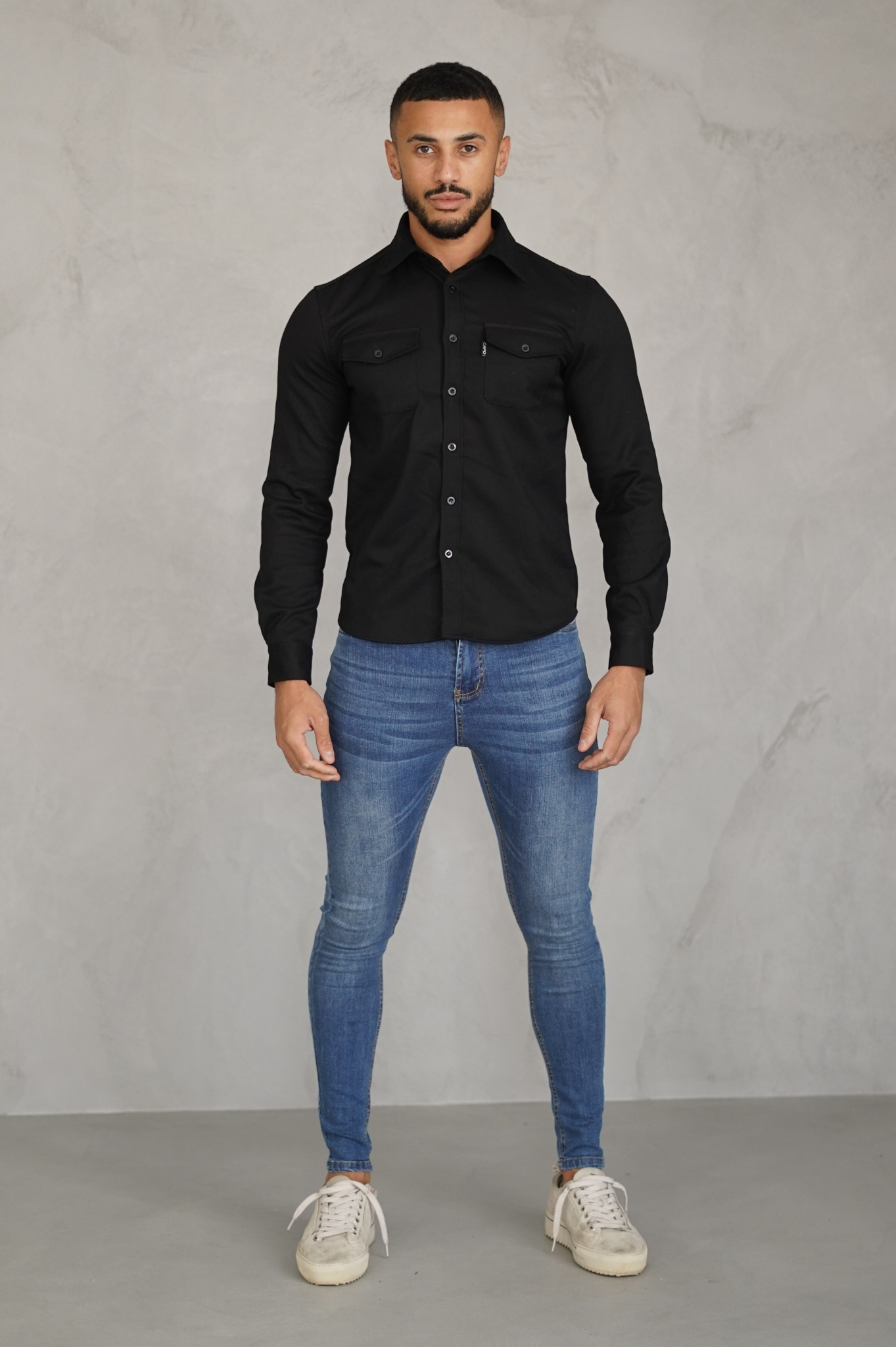 Laurent Garde OVERSHIRT - Black