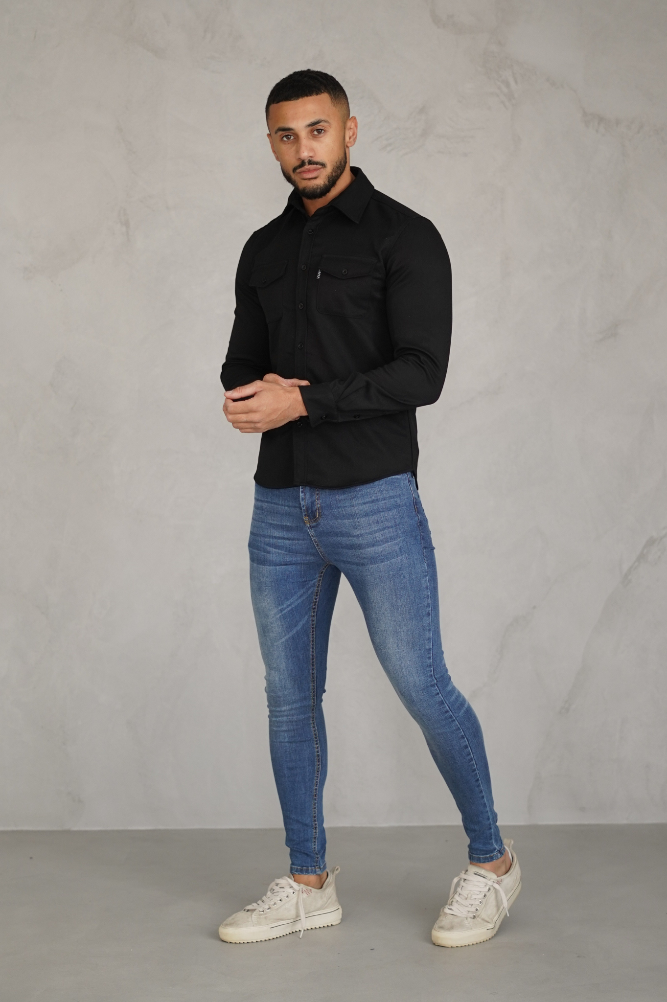 Laurent Garde OVERSHIRT - Black
