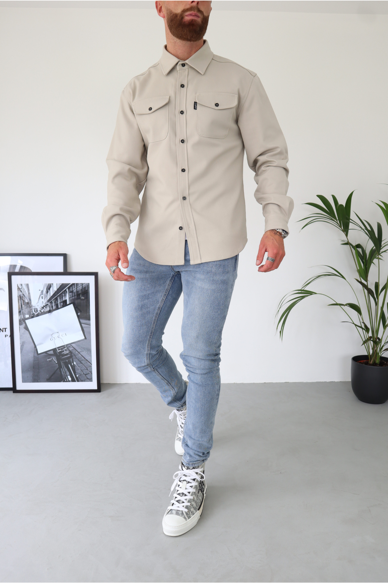 Laurent Garde OVERSHIRT - Beige