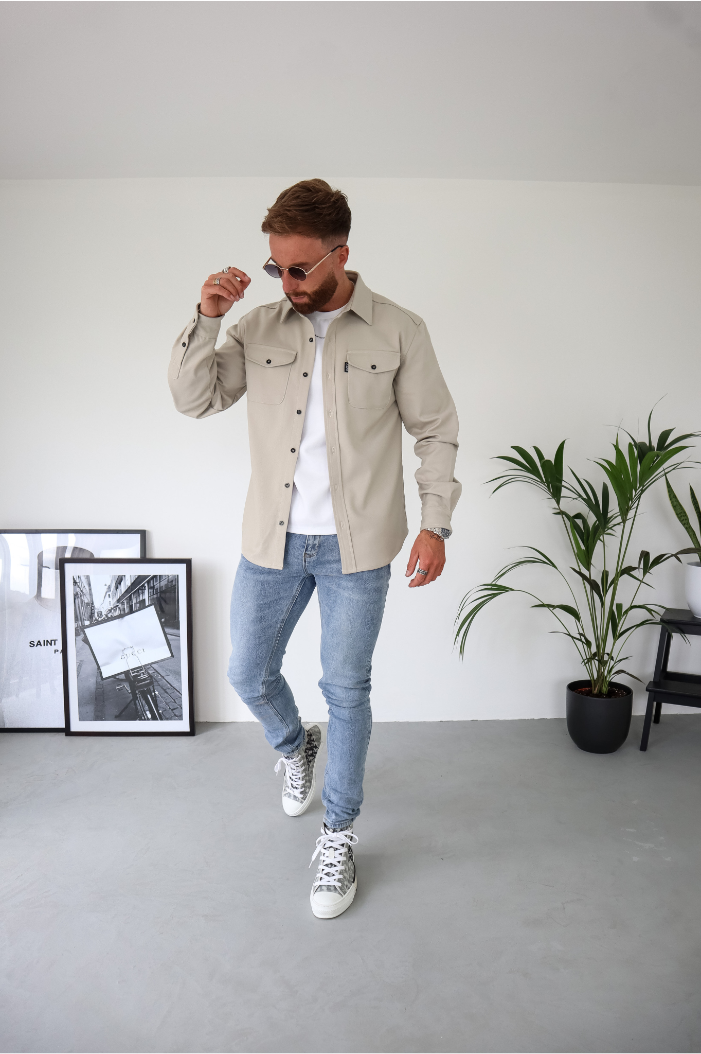 Laurent Garde OVERSHIRT - Beige
