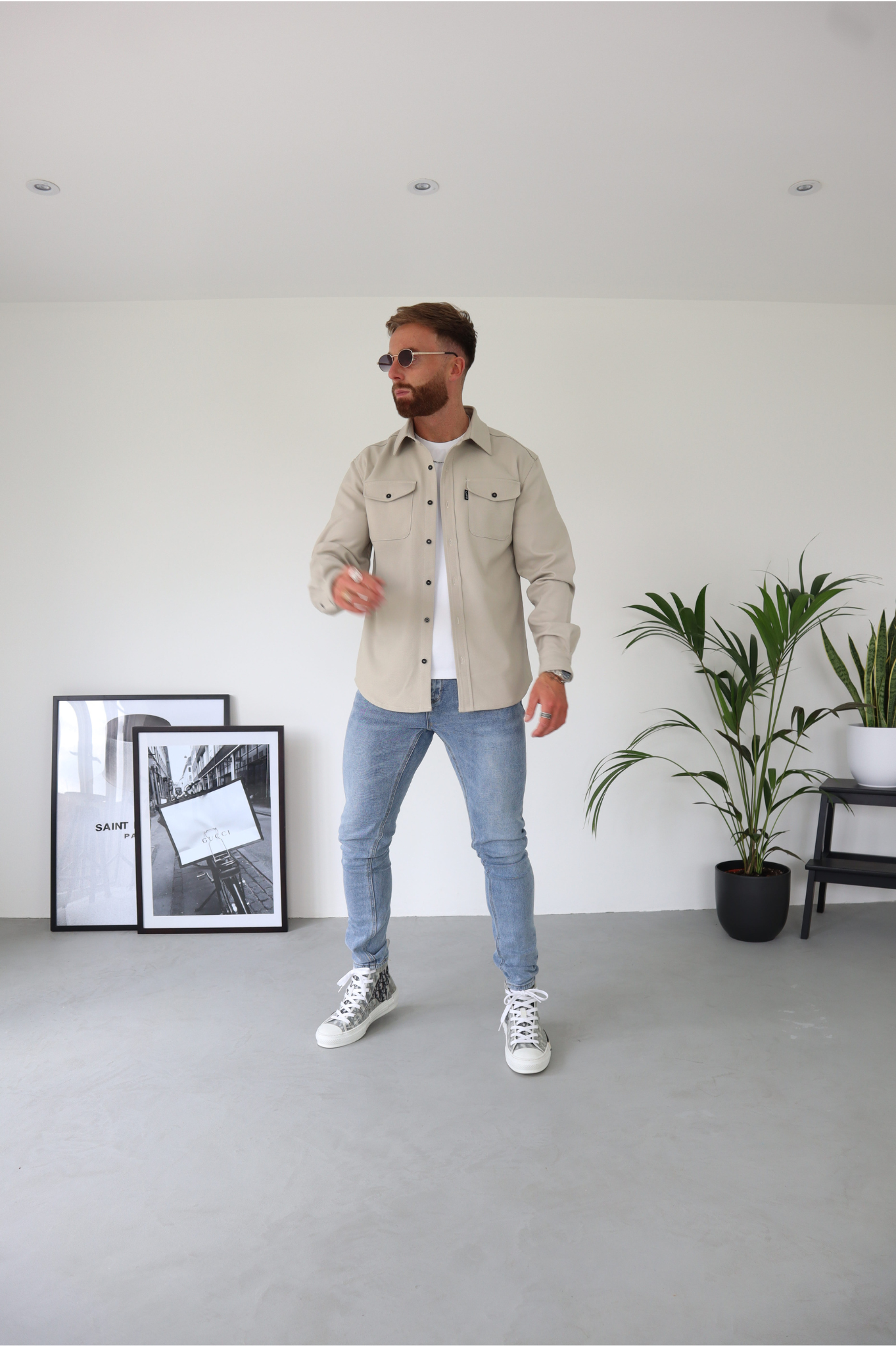 Laurent Garde OVERSHIRT - Beige