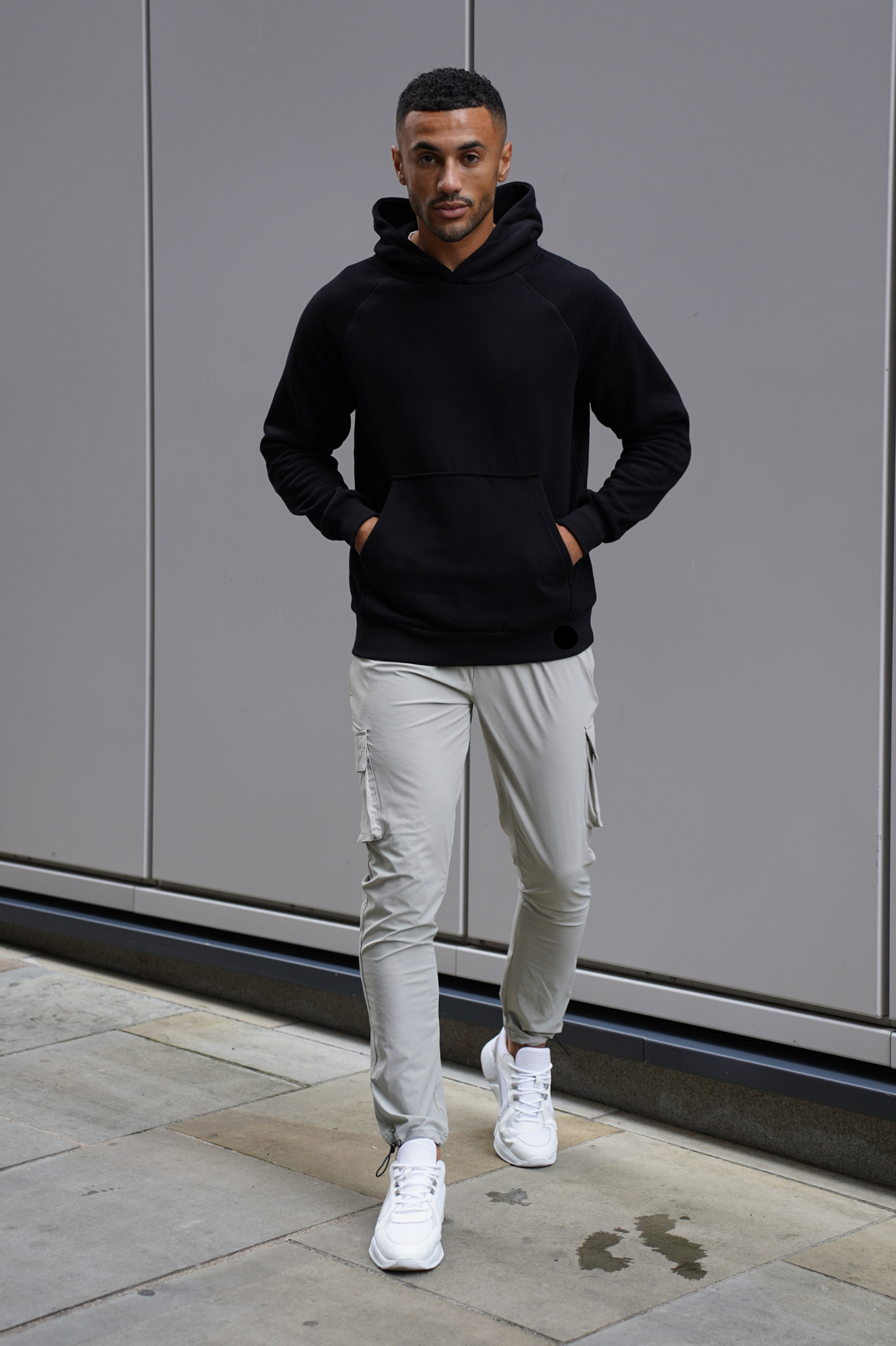 Laurent Garde Cargo LIGHT GREY TROUSERS