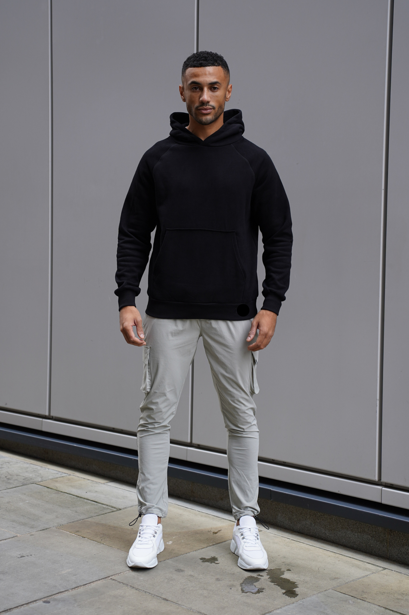 Laurent Garde Cargo LIGHT GREY TROUSERS