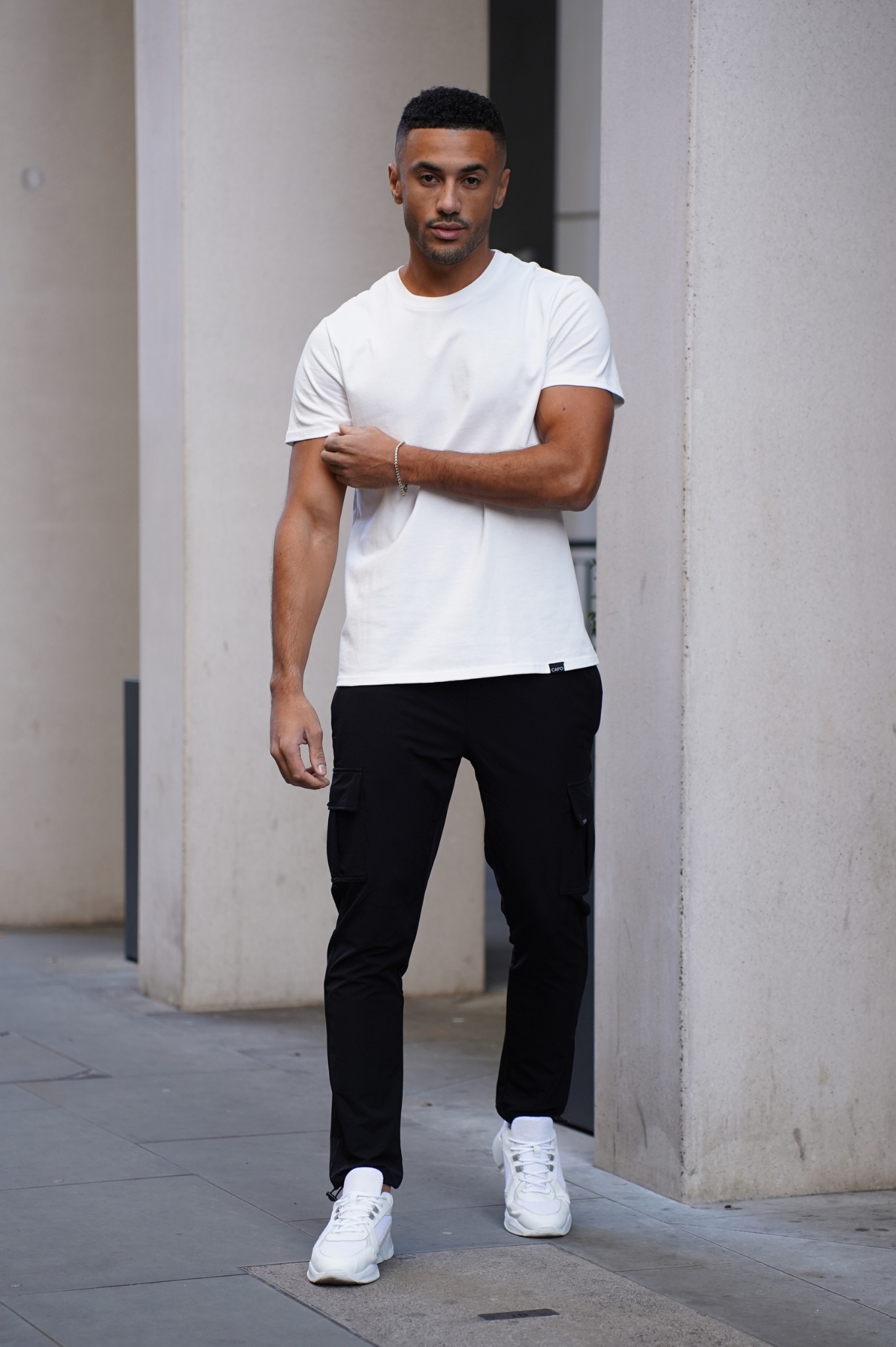 CARGO TROUSERS - Black