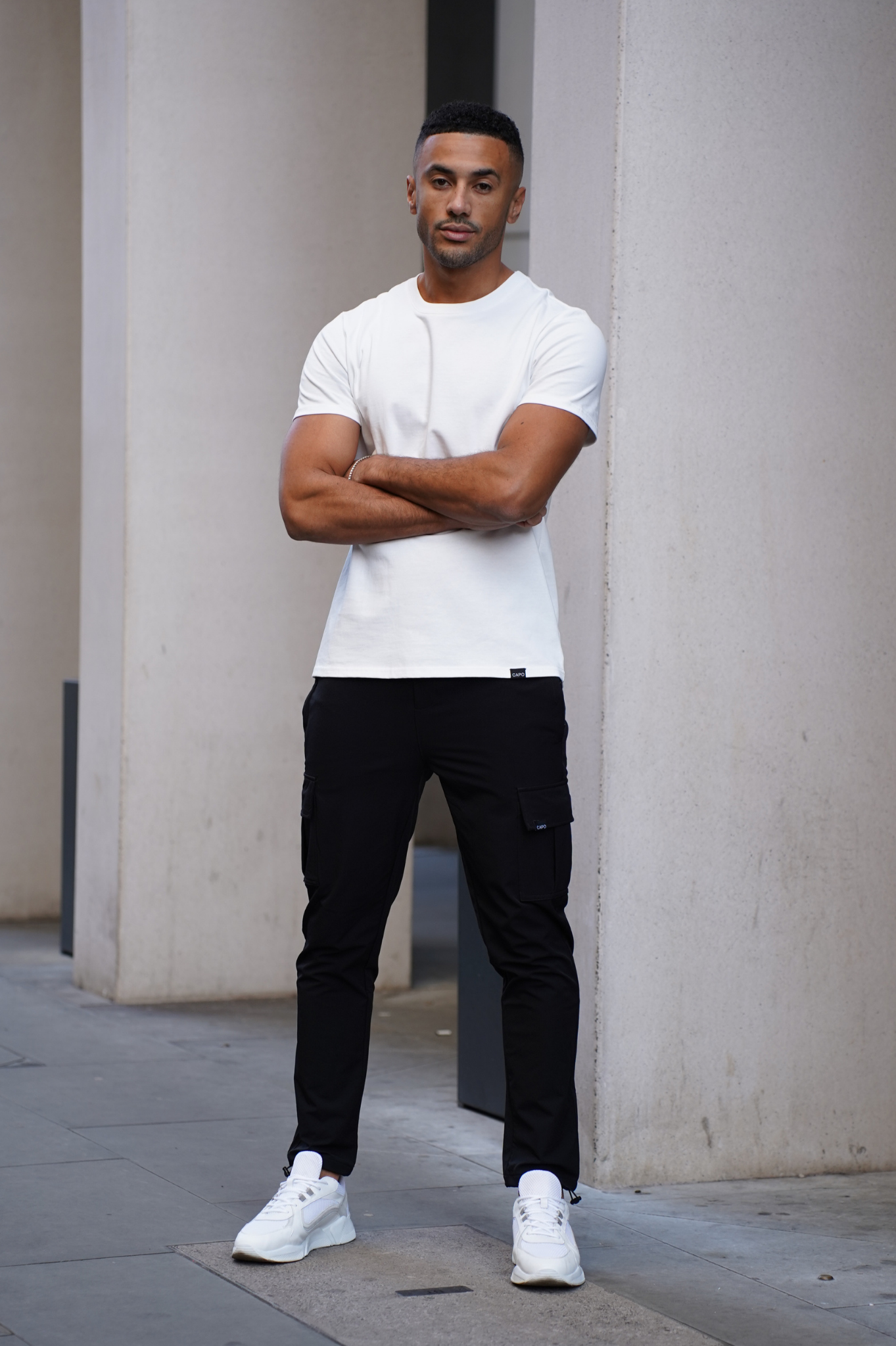 CARGO TROUSERS - Black