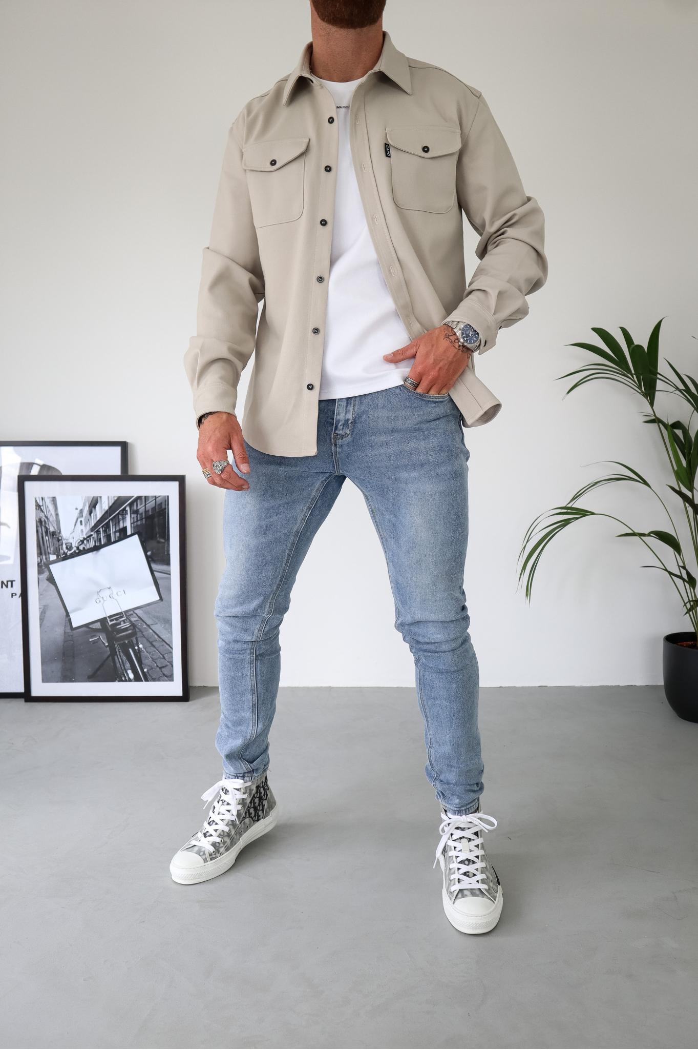 Laurent Garde OVERSHIRT - Beige