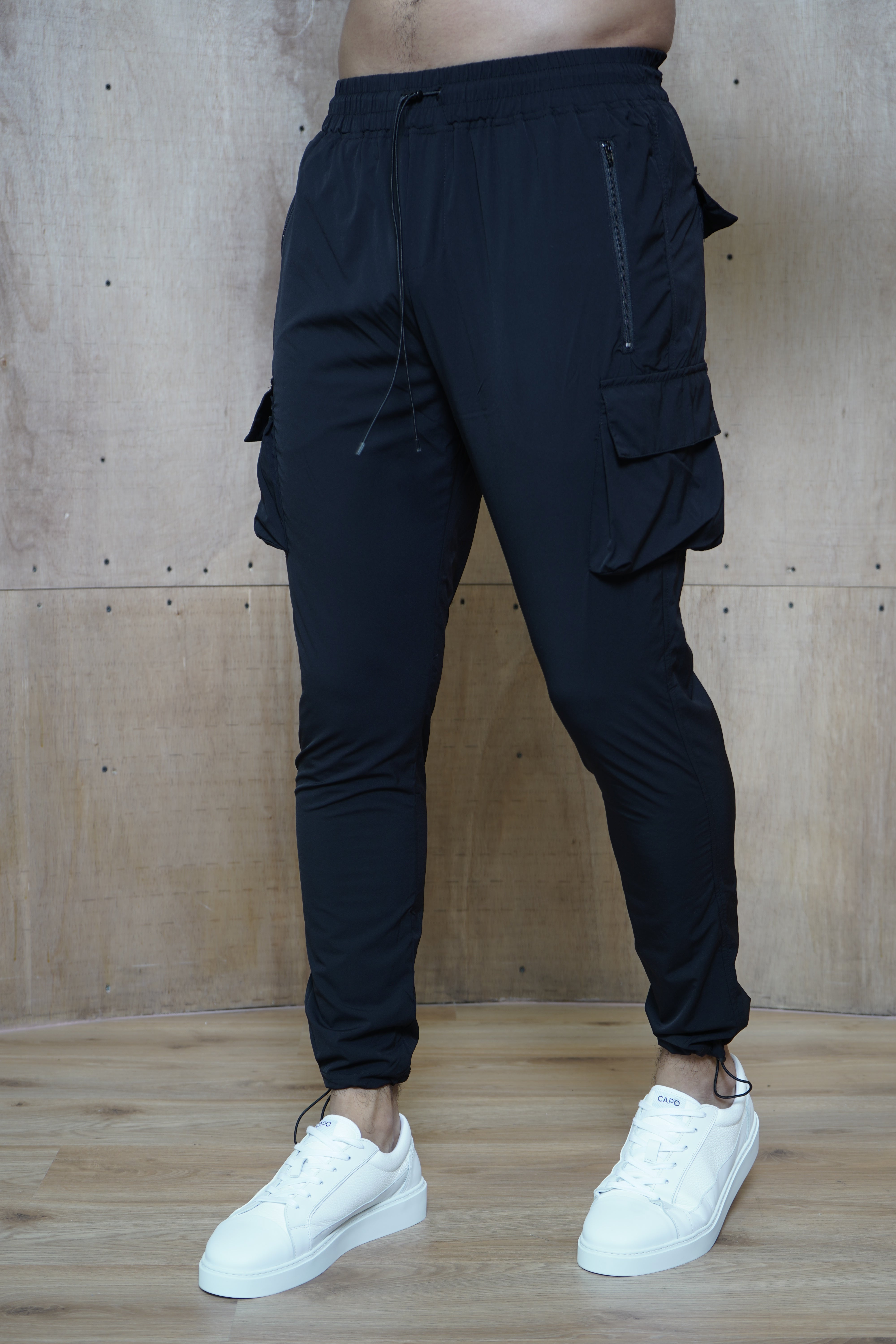 Lightweight Cargo Trousers - Navy Blue