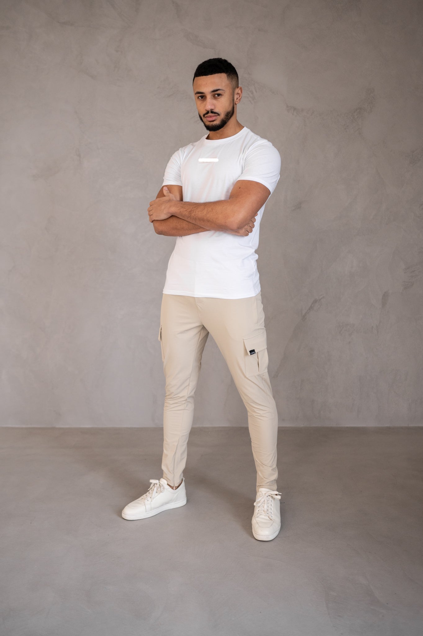 CARGO TROUSERS- Beige